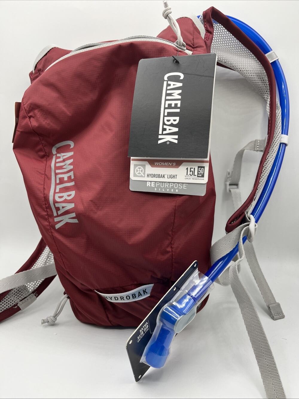 CamelBak Womens HydroBak Hydration Pack backpack Burgundy/Silver 50 oz NEW